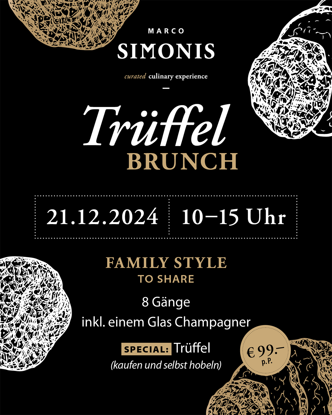 Trüffel Brunch - 21.12.2024